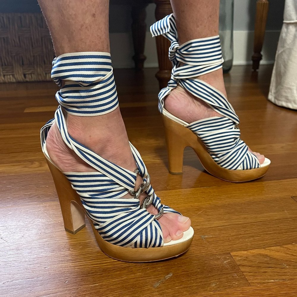 COACH KIMI STRIPED GROSGRAIN (Vintage)